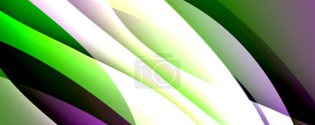 Ilustración de Fondo abstracto de degradado de color fluido simple con efecto de línea de onda dinámica. Ilustración de vectores para fondos de pantalla, Banner, Fondo, Tarjeta, Ilustración de libros, landing page - Imagen libre de derechos