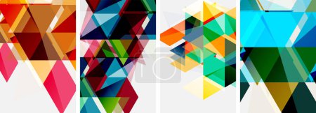 Illustration for Vector abstract geometric illustration design - Royalty Free Image