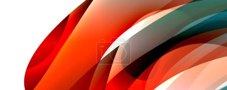 Illustration for Abstract swirl design geometric concept. Vector Illustration For Wallpaper, Banner, Background, Card, Book Illustration, landing page - Royalty Free Image