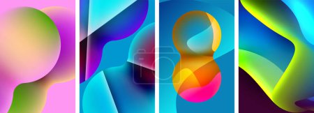 Illustration for Abstract colors. Abstract backgrounds for wallpaper, business card, cover, poster, banner, brochure, header, website - Royalty Free Image