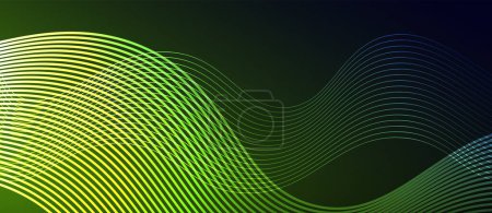 Ilustración de Diseño geométrico de onda dinámica. Ilustración de vectores para fondos de pantalla, Banner, Fondo, Tarjeta, Ilustración de libros, landing page - Imagen libre de derechos