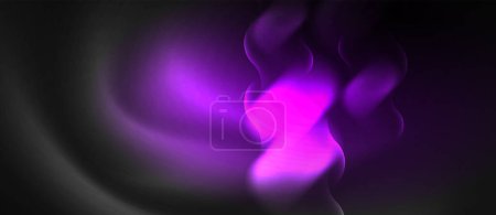 Illustration for Glowing light neon shiny background. Vector Illustration For Wallpaper, Banner, Background, Card, Book Illustration, landing page - Royalty Free Image