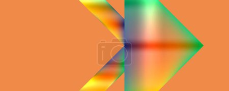 Illustration for Concept of neon color fluid liquid gradients shapes. Vector Illustration For Wallpaper, Banner, Background, Card, Book Illustration, landing page - Royalty Free Image