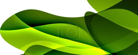 Ilustración de Fondo abstracto de degradado de color fluido simple de moda con efecto de línea de onda dinámica. Ilustración de vectores para fondos de pantalla, Banner, Fondo, Tarjeta, Ilustración de libros, landing page - Imagen libre de derechos