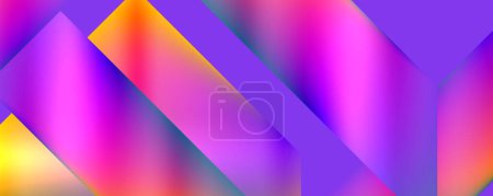 ein farbenfroher abstrakter Hintergrund mit einem violetten, rosa und gelben Farbverlauf. Hohe Qualität