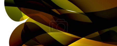 Ilustración de Un primer plano de un fondo abstracto marrón y amarillo de alta calidad - Imagen libre de derechos