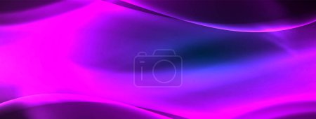 Ilustración de Un primer plano vibrante de un fondo colorido que muestra tonos de púrpura, violeta, rosa y azul eléctrico. Los colores de neón crean un patrón fascinante en esta fotografía macro - Imagen libre de derechos