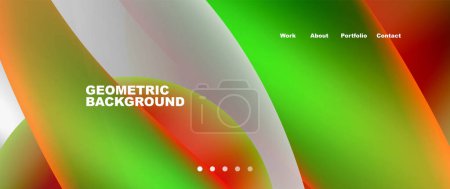 Illustration for This geometric background resembles a colorful rainbow, perfect for a variety of design projects. It features vibrant hues in a circular pattern, ideal for logos, graphics, or macro photography - Royalty Free Image