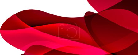 Ilustración de Un primer plano de un patrón de pétalos de color rosa y magenta sobre un fondo blanco, mostrando los hermosos detalles de una flor de planta terrestre - Imagen libre de derechos