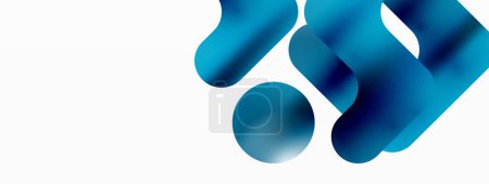 Illustration for A close up of a blue object on a white background . High quality - Royalty Free Image