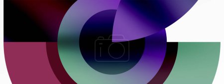 Illustration for The eye is a complex part of the human body, with its iris displaying shades of purple and violet. The letter g in a font resembles this, with a purple circle in the center - Royalty Free Image