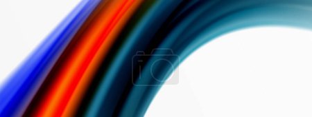 Illustration for A vibrant aqua automotive tire rim featuring an electric blue circle pattern with tints of magenta, creating a rainbow of colors on a white background - Royalty Free Image