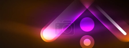 An electric blue and magenta light beam creates a stunning lens flare on a dark background, showcasing tints and shades of purple, pink, and violet