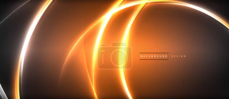 Téléchargez les illustrations : Représentation artistique d'un cercle lumineux orange sur fond noir, symbolisant un objet astronomique émettant chaleur et gaz dans l'obscurité - en licence libre de droit