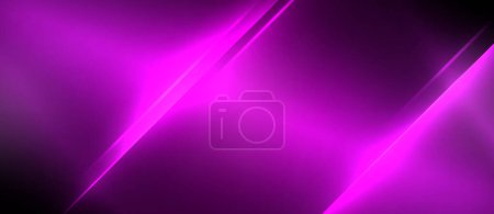 Ilustración de Un vibrante fondo púrpura con salpicaduras de líneas violetas, rosadas, magenta y azules eléctricas que emanan de él. Una impresionante muestra de colorido y gráficos artísticos - Imagen libre de derechos