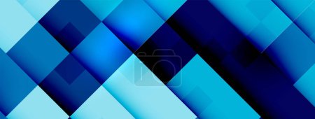 Ilustración de Un primer plano detallado de un intrincado patrón geométrico con tonos de azul, púrpura, violeta, aqua, magenta y azul eléctrico sobre un fondo blanco - Imagen libre de derechos