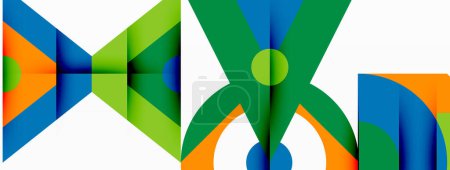 Ilustración de Introduciendo XXL un logotipo vibrante que mezcla los elementos Azure, Leaf y Triangle. Inspirado en las artes creativas, la simetría del rectángulo y los patrones de pétalos en una variedad de tonos y tonos - Imagen libre de derechos