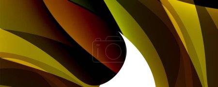 Téléchargez les illustrations : Macro photographie d'un tourbillon coloré ressemblant à un fruit sur fond blanc. Le motif ressemble à un cercle, avec des teintes et des nuances ressemblant à des pétales d'une plante terrestre - en licence libre de droit