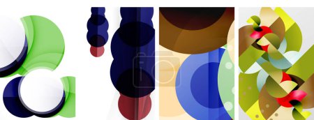 Illustration for Sleeve your glass bottle with a colorful liquid. Paint a masterpiece with an electric blue Drinkware. Create art with gestures while enjoying your drink - Royalty Free Image