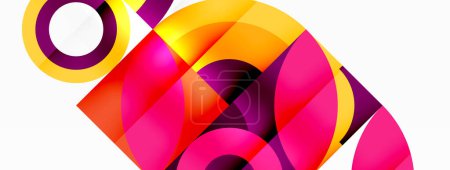 Illustration for A vivid chameleon with a vibrant yellow circle on its head, showcasing a symmetrical pattern of tints and shades like magenta and electric blue in a closeup artistic display - Royalty Free Image