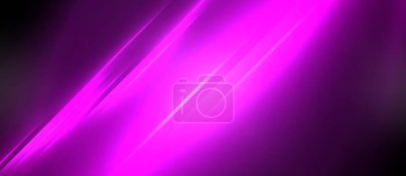 Téléchargez les illustrations : Une lumière violette éclatante illumine un fond sombre, créant une combinaison fascinante de couleurs. La teinte bleue électrique ajoute de la profondeur au motif artistique, améliorant l'impact visuel global - en licence libre de droit