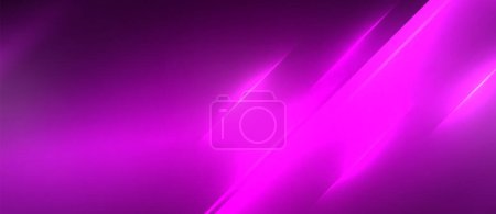 Illustration for A vibrant purple background with hints of magenta and electric blue, emitting a soft glow. The skys hues blend with the bold graphics and patterns, creating a striking contrast with the darkness - Royalty Free Image