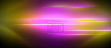 Ein abstraktes Muster aus violetten und gelben Farbtönen schafft einen lebendigen und dynamischen Hintergrund mit einem unscharfen Effekt, der an eine gasartige Erscheinung erinnert.