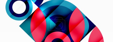 Ilustración de Un camaleón azul eléctrico con un círculo magenta vibrante en su cabeza muestra un intrincado patrón de tintes y tonos, creando una fascinante obra de arte en perfecta simetría cuando se ve de cerca - Imagen libre de derechos