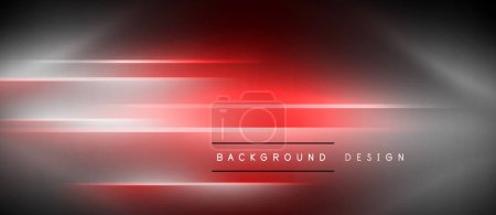 A blurred red and white background resembling Automotive lighting in shades of magenta, peach, and electric blue. Shapes of rectangles create a dynamic look in this skyinspired macro photography