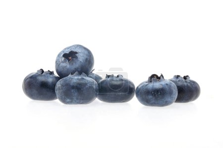 Photo for Blueberries  isolated isolated on white background. - Royalty Free Image
