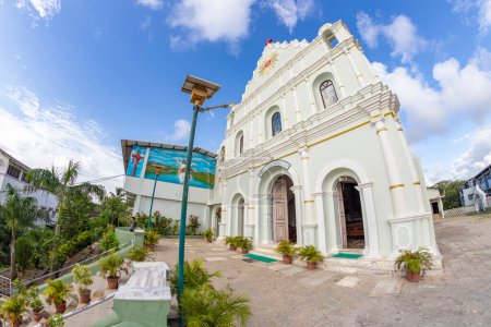 Foto de Iglesia Nirmal Santa Cruz Vasai - Imagen libre de derechos