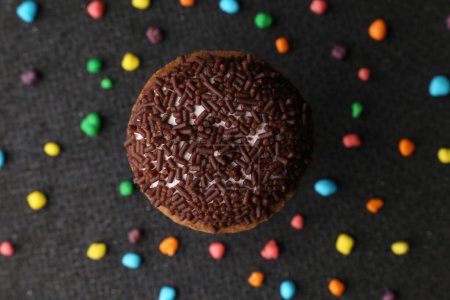 Téléchargez les photos : Biscuit au chocolat Crinkle, biscuit au chocolat craqué - en image libre de droit
