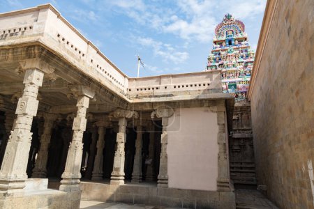 Photo for Interiors of Jambukeswarar Akhilandeswari Temple, Tiruchirappalli, Tamil Nadu , India - Royalty Free Image
