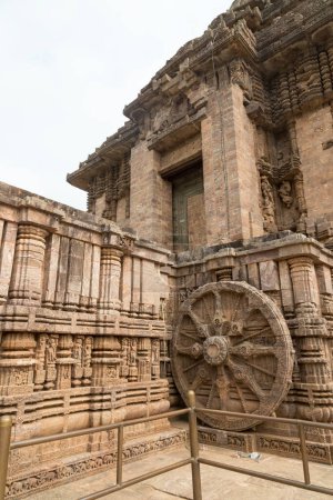 Photo for Ancient Indian architecture Konark Sun Temple in Odisha, India. This historic temple was built in 13th century. This temple is an world heritage site. - Royalty Free Image