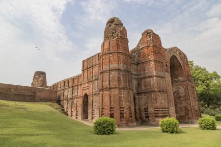 Photo for Dakhil darwaza are the ruins of a small mosque that was the capital of the muslim nawabs of bengal in the 13th to 16th centuries in gaur, west bengal, India. - Royalty Free Image
