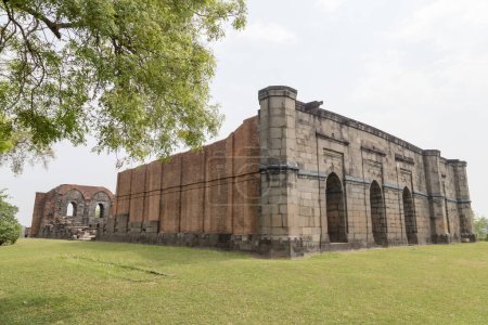 Photo for Gour bara duwari(12door) or bara sona masjid are the ruins of a small mosque that was the capital of the muslim nawabs of bengal in the 13th to 16th centuries in gaur, west bengal, India. - Royalty Free Image