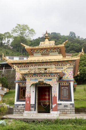 Photo for Ranka monastery or lingdum or pal zurmang kagyud monastery in gangtok sikkim,India. - Royalty Free Image