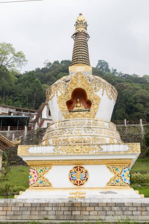 Photo for Ranka monastery or lingdum or pal zurmang kagyud monastery in gangtok sikkim,India. - Royalty Free Image