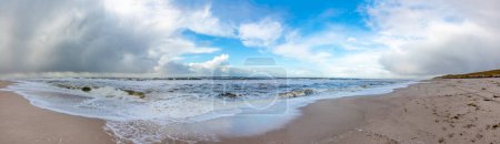 Foto de Paisaje panorámico panorámico costero en la isla de Sylt, Alemania - Imagen libre de derechos