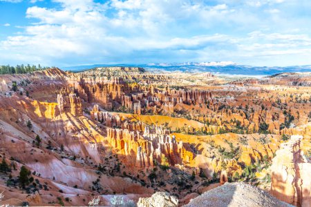 Photo for Scenic view to the hoodoos in the Bryce Canyon national Park, Utah, USA - Royalty Free Image