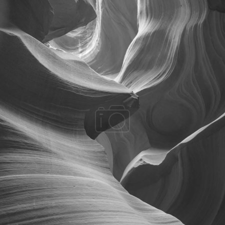 Foto de Antelopes Canyon cerca de la página, el mundialmente famoso cañón de ranura en el Antelope Canyon Navajo Tribal Park - Imagen libre de derechos