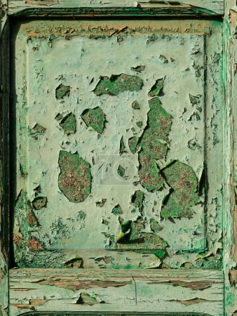 Téléchargez les photos : Background of old green wooden shutter in rural style in Lanzarote, Canary islands, Spain - en image libre de droit