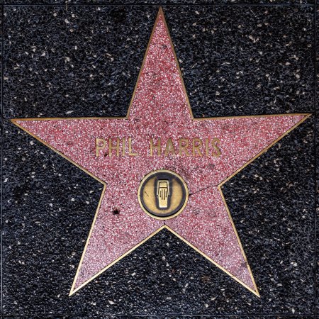 Foto de Los Ángeles, Estados Unidos - 26 de junio de 2012: Phil Harris protagoniza el Paseo de la Fama de Hollywood en Hollywood, California. Esta estrella se encuentra en Hollywood Blvd. y es una de las 2400 estrellas famosas. - Imagen libre de derechos