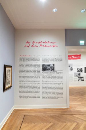 Téléchargez les photos : Muenster, Allemagne - 21 janvier 2023 : Exposition de Pablo Picasso à Muenster et l'influence de ses femmes Françoise et Fernande. - en image libre de droit