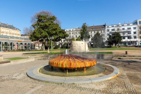 Foto de Vista de las famosas aguas termales de Wiesbaden - Alemania - Imagen libre de derechos