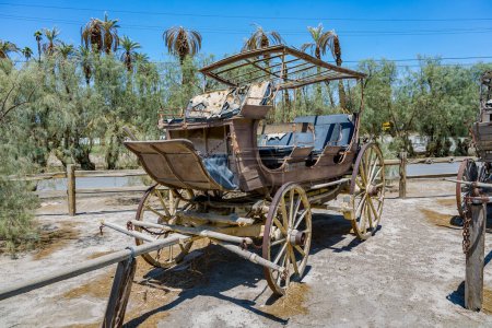 Photo for Death Valley, USA - July 19, 2008:old historic stage wagons at the ranch  in death valley - Royalty Free Image