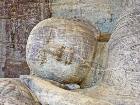Photo for Sleeping buddha val vihara in Polonnaruwa, Sri Lanka - Royalty Free Image