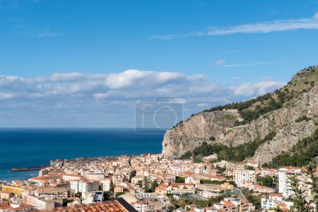 Photo for Stunning landscape of coastal city Cefalu in beautiful Sicily, Italy - Royalty Free Image