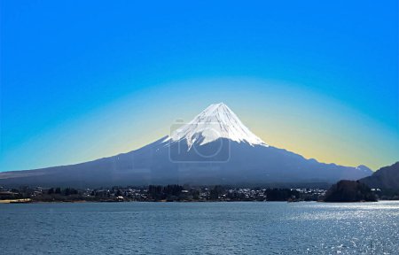 Photo for Scenic view of Mount Fuji in Japan - Royalty Free Image