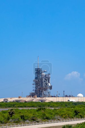 Photo for Orlando, USA - July 25, 2010: launch pad  at NASA, Kennedy Space Center in Florida, Orlando. - Royalty Free Image